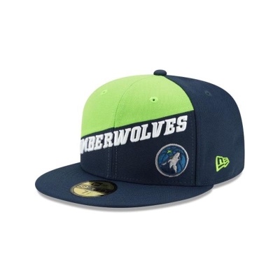 Sapca New Era Minnesota Timberwolves NBA Color Split 59FIFTY Fitted - Albastri